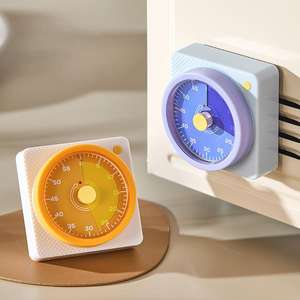 Minuteur magnétique de cuisine personnalisable avec logo, minuteur de compte à rebours de luxe de précision, s'adapte au bureau et au réfrigérateur, minuteur de rappel pour l'étude - Product Image 1