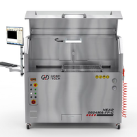 Découpeuse à jet d'eau de qualité alimentaire HEAD, découpe CNC à froid pour pâtisseries, fromages, desserts multicouches, conception hygiénique, équipement de boulangerie