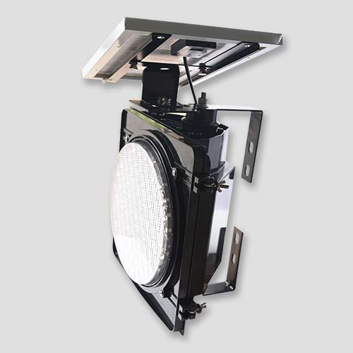 Желтый предупреждающий фонарь на солнечной батарее, светодиодный мигающий фонарь на солнечной батарее