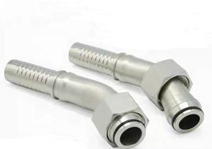 Accesorios de manguera hidráulica Baoling, accesorios de manguera hidráulica recta de crimpado métrico, dimensiones - Product Image 4