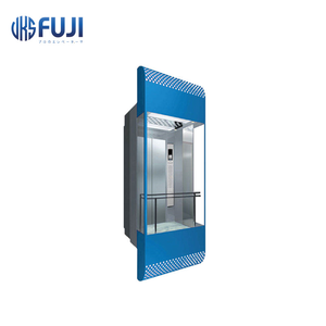 Ascensor de cristal residencial de 3 pisos al por mayor, ascensor doméstico de China, suelo de PVC, ascensor panorámico de pasajeros sin engranajes - Product Image 5