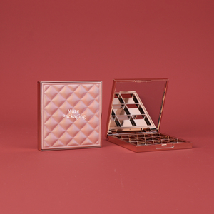 <span class=keywords><strong>Palette</strong></span> de fards à paupières fantaisie personnalisée en usine, vide, carrée, <span class=keywords><strong>pour</strong></span> highlighter et correcteur, avec clip - Product Image 2