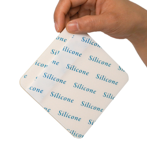 Pansement carré en mousse de silicone 4x4 po, imperméable, avec bordure, patch adhésif en gel de silicone <span class=keywords><strong>pour</strong></span> soins avancés des plaies - Product Image 5