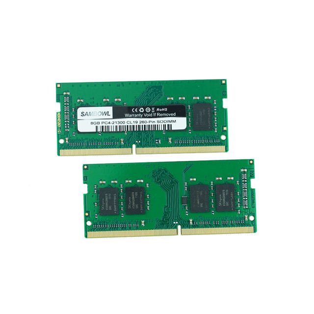 Sam Sung 16GB DDR4 3200MHz SODIMM PC4-25600 CL22 2Rx8 1.2V 260-Pin SO-DIMM RAM Memory Module M393A8G40AB2-CWE
