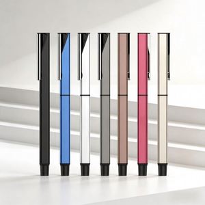 High-grade Metal Triangular Metal Gel <b>Pens</b> Wholesale Promotional Business Signature <b>Pen</b> Black Custom <b>Pen</b> for Corporate Events - Product Image 5