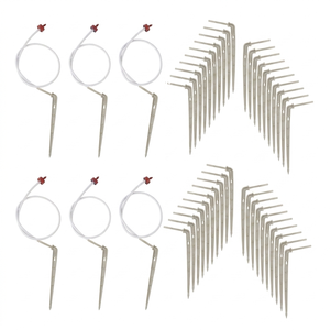 Goutteur à angle droit avec connecteur barbelé pour <span class=keywords><strong>tuyau</strong></span> PE, idéal pour kit d'irrigation goutte à goutte pour légumes, fleurs, pots et <span class=keywords><strong>arrosage</strong></span> de jardin - Product Image 1