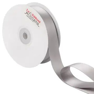 Cinta de Raso Personalizada Liz de Poliéster/Algodón Reciclado, 1-1/2 Pulgadas, Color Blanco Sólido, Impresión Brillante de una Sola Cara, para Envoltura de Regalos - Product Image 6