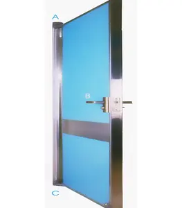 Hospital CT sliding protective x ray lead lined door for CT Room Lead Door Radiation Protection Door