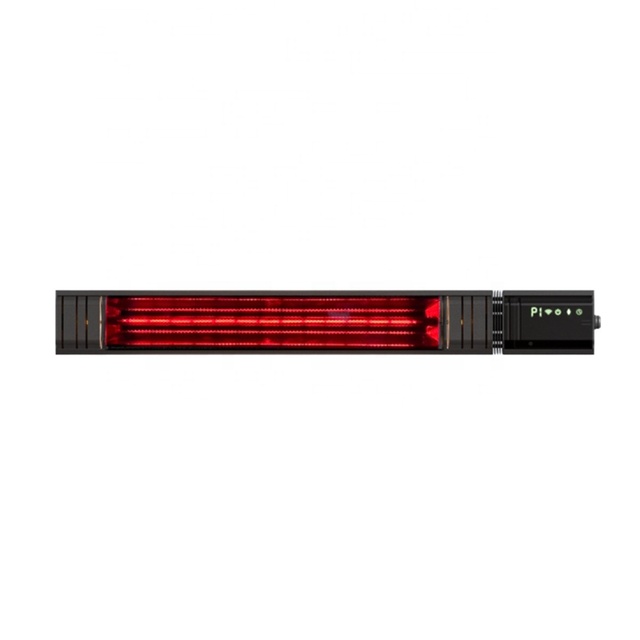 Electric Infrared Quartz Patio Heater Wall-Mounted With Remote Waterproof Overheat Protection Outdoor Heater