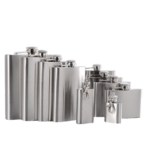 กระติกน้ำสแตนเลสพกพาขนาดเล็ก สกรีนโลโก้ได้ ความจุหลากหลาย สำหรับใส่เหล้าวิสกี้ ไวน์ เหมาะสำหรับผู้ชาย พกพาสะดวก - Product Image 2