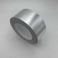 Ruban adhésif professionnel en tissu de fibre de verre ignifuge avec plaque en aluminium gravée pour la climatisation et la ventilation