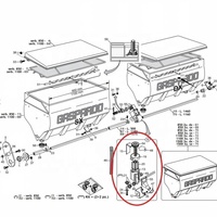 Machine agricole 1 2 4 rangs G20880044, semoir à riz avec boulon de réglage pour Maschio Gaspardo