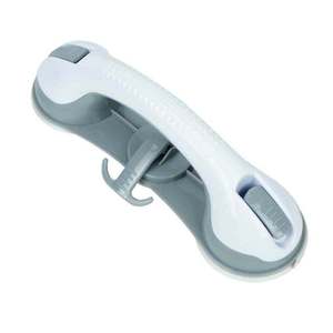 Barras de apoyo para baño con ganchos, sin necesidad de taladrar, de acero inoxidable 304, para uso en inodoros de ancianos y niños - Product Image 5