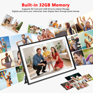 Khung 15.6 "Lớn Hình Ảnh Kỹ Thuật Số Khung 1920X1080 FHD IPS Màn Hình Cảm Ứng 32GB Bộ Nhớ Auto-Xoay Treo Tường Slideshow - Product Image 2