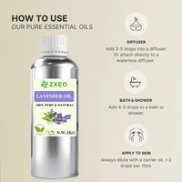 100% plante naturelle lavande huile essentielle lavande fleur huile OEM approvisionnement pour diffuseurs peau aromathérapie Massage