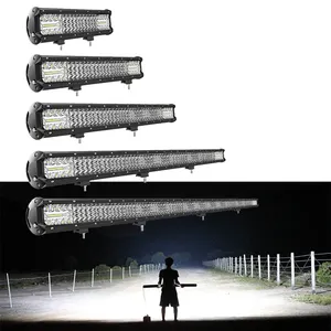 Quad Led Light Bar untuk Suzuki Jimny 12V 24V Empat Baris 50Cm 30Cm 4X4 Unnya Led untuk Jeep