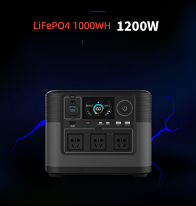 Oem 1200W Trạm điện cầm tay 3.0 sạc nhanh tốc độ cao kép USB tự động khẩn cấp pin sao lưu cắm trại năng lượng mặt trời Máy phát điện - Product Image 2