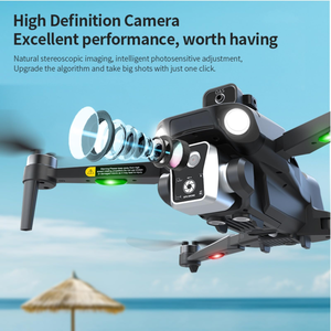 Dron con Cámara HD, Transmisión de 100m, Evitación de Obstáculos, Fotografía Aérea, Quadcopter con Motor sin Escobillas, Control Remoto - Product Image 3