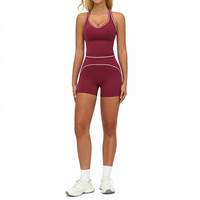 Ensemble de vêtements de yoga patchwork, veste de yoga zippée, soutien-gorge de sport pour la course à pied, leggings pour femmes, ensemble de vêtements de sport de yoga en 3 pièces