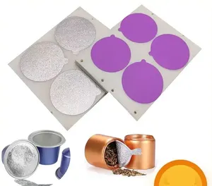 aluminum espresso lids for reusable nespresso-s Vertuo Capsules Disposable Aluminum Foil for Vertuoline