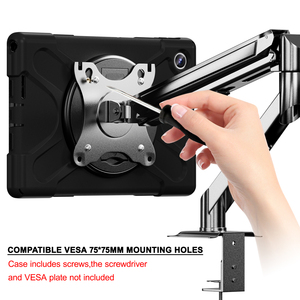 360 °   Support rotatif pour tablette, étui en silicone pour PC, compatible avec le support VESA pour Samsung Galaxy Tab <span class=keywords><strong>S12</strong></span>+ S11 A11 A11+ S10 S9 <span class=keywords><strong>FE</strong></span> Plus Ultra - Product Image 5