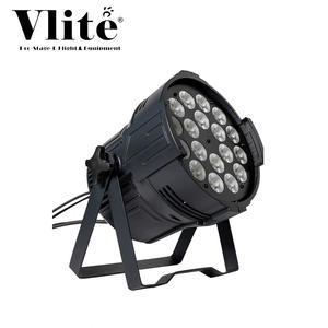 18 12W RGBWA+UV 6-in-1 <b>LED</b> PAR <b>Light</b> with Barndoor DMX512 <b>Control</b> Aluminum+Plastic Construction - Product Image 3