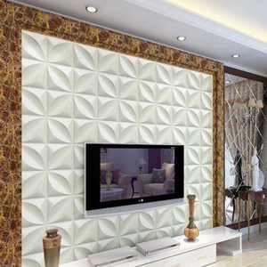 Calcomanías impermeables para revestimiento de paisaje, pegatinas de madera para techo, <span class=keywords><strong>papel</strong></span> de fondo de yeso dorado, 3d - Product Image 5