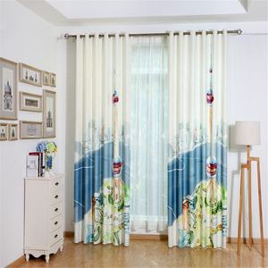 Shanghai torre <span class=keywords><strong>de</strong></span> La Perla Oriental y Bund pintura <span class=keywords><strong>de</strong></span> aceite 3D paisaje <span class=keywords><strong>de</strong></span> alta calidad <span class=keywords><strong>de</strong></span> lujo impreso <span class=keywords><strong>cortinas</strong></span> - Product Image 1