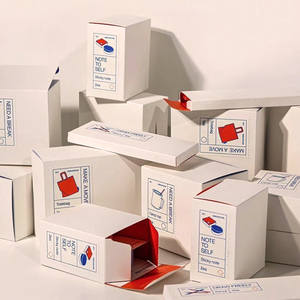 Caja de embalaje, cartón personalizado, producción de cajas sorpresa, tarjeta blanca, caja de color, caja de regalo personalizada, impresión de logotipo personalizado - Product Image 5