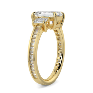 Nhẫn Kim Cương Bán Gắn Đá Quý Làm Theo Yêu Cầu Nhẫn Vàng 18K Bán Gắn - Product Image 5