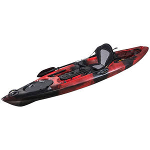 Kayak de pêche Dace Pro Angler 12 pieds en plastique pour une seule personne, utilisation en lac et en rivière, rouge, orange, bleu, vert, violet, couleurs mélangées - Product Image 2