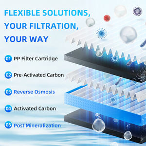 Sistema di filtraggio dell'acqua a flusso diretto 800GPD 1000GPD sotto il depuratore di acqua del lavandino con mineralizzazione alcalina - Product Image 6