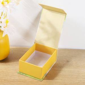 Caja Magnética de Lujo para Collar de Cristal <span class=keywords><strong>Swarovski</strong></span>, Empaque de Regalo de Joyería Personalizado con Bolsa con Cordón - Product Image 3