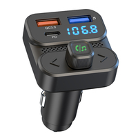 Vente chaude Haute Qualité bluetooth Chargeur De Voiture Transmetteur Fm Lecteur Mp3 Appel Mains Libres Sans Fil BC95