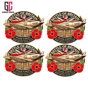 15 ans usine personnalisée 1944 2024 D DAY <span class=keywords><strong>Normandie</strong></span> 80e anniversaire épinglette insigne broche RAF vétérans souvenirs cadeau - Product Image 4