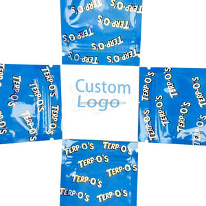 Sachet refermable personnalisé à fond plat avec fermeture éclair, sac holographique 3,5g, sachet Mylar résistant aux enfants pour aliments, sac refermable pour bonbons - Product Image 6