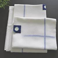 Serpillère jetable en coton avec logo personnalisé, manche en aluminium, tampon de nettoyage pour sols