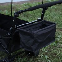 Chariot de camping pliable TC-16 avec toit pare-soleil et parapluie pour pique-nique et camping