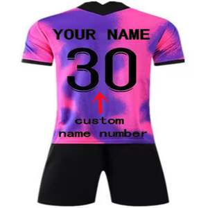 Maillot de Foot Personnalisable <span class=keywords><strong>du</strong></span> <span class=keywords><strong>PSG</strong></span> pour Homme 2024-25 avec <span class=keywords><strong>Short</strong></span>, Nom et Numéro Personnalisés, Tenue sur Mesure pour Supporters - Product Image 3