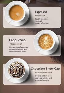 Machine à <span class=keywords><strong>café</strong></span> verte électrique entièrement automatique, portable, compacte, à écran tactile intelligent, avec mousseur à lait et buse vapeur - Product Image 6