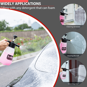 زجاجة بلاستيك برذاذ خفيف 2 لتر بخاخ رغوة يدوي للضغط لتنظيف السيارة - Product Image 5