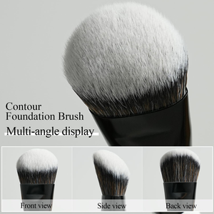 Ensemble de 13 pinceaux de maquillage roses, pinceaux pour fond de teint, fard à paupières, crème, pinceaux à biseau, logo personnalisé, poils synthétiques de haute qualité, outils cosmétiques - Product Image 4
