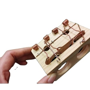 Nhân đạo rat Snap bẫy động vật gặm nhấm bằng gỗ Chuột bẫy động vật gặm nhấm Killer với hai lỗ Chuột bẫy - Product Image 1