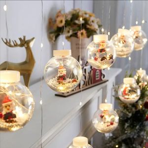 <span class=keywords><strong>Buon</strong></span> <span class=keywords><strong>Natale</strong></span> Luci di <span class=keywords><strong>Natale</strong></span> a LED a Globo Festive Decorazioni per Albero in PVC IP44 Alimentate a Batteria Luci Natalizie Lampeggianti - Product Image 2