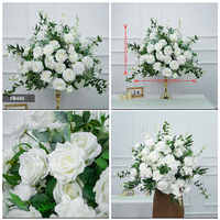 Décoration de mariage artisanale populaire, centre de table rouge, blanc, vert, couleur personnalisée, boule de fleurs artificielles en soie, écologique