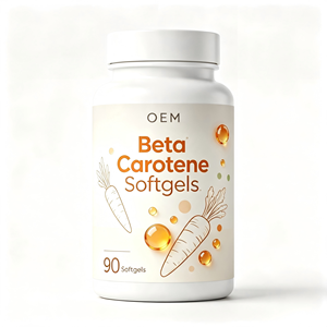 Cápsulas Blandas de Betacaroteno Provitamina A OEM, Suplemento Vitamínico para el Sistema Inmunológico, Antioxidante y Apoyo para la Salud Ocular - Product Image 1