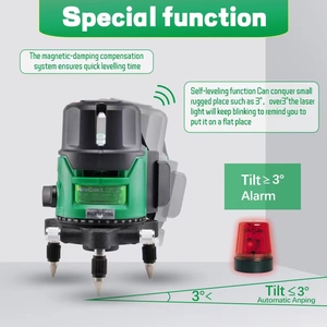 Newbeat đo mức <span class=keywords><strong>Laser</strong></span> dọc và ngang 5 dòng 6 điểm màu xanh lá cây <span class=keywords><strong>laser</strong></span> cấp <span class=keywords><strong>360</strong></span> <span class=keywords><strong>ROTARY</strong></span> - Product Image 2