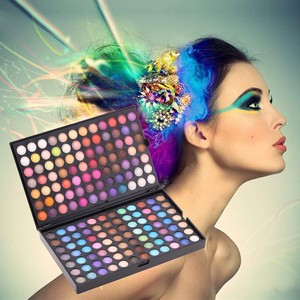 Popfeel Palette de fards à paupières 252 couleurs 3 panneaux – Maquillage en poudre, stick, pâte et émulsion pour les yeux - Product Image 1