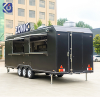 Remorque alimentaire mobile entièrement équipée CAMPTRL avec fenêtre de service, réservoir d'eau, pour hot-dogs, café, pizzas, traiteur, camion-restaurant, chariot alimentaire