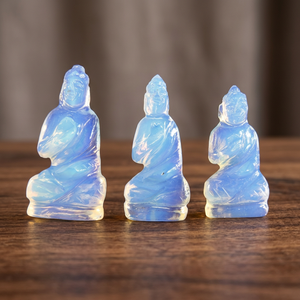 Estatuas de la Diosa de Ojo de Tigre Talladas a Mano, Figuras Budistas Pulimentadas para Decoración del Hogar, Arte Espiritual, Navidad, Año Nuevo - Product Image 4